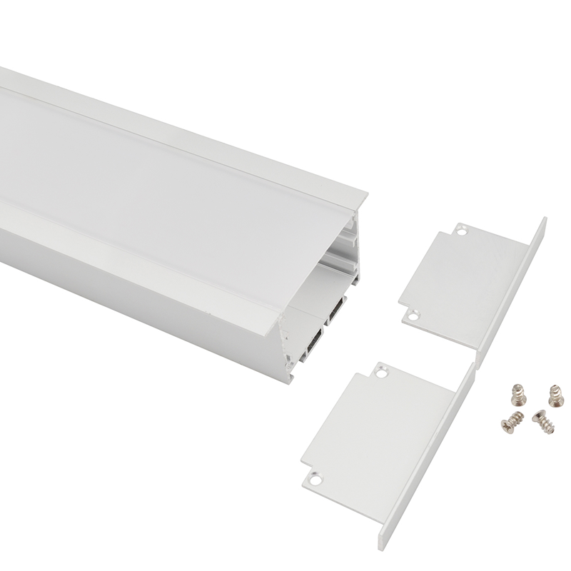 60x35mm Deep Recessed Aluminum Profile Housing For Flexible LED Strip Lights - LED Linear lights - ALU-LE6535 Series