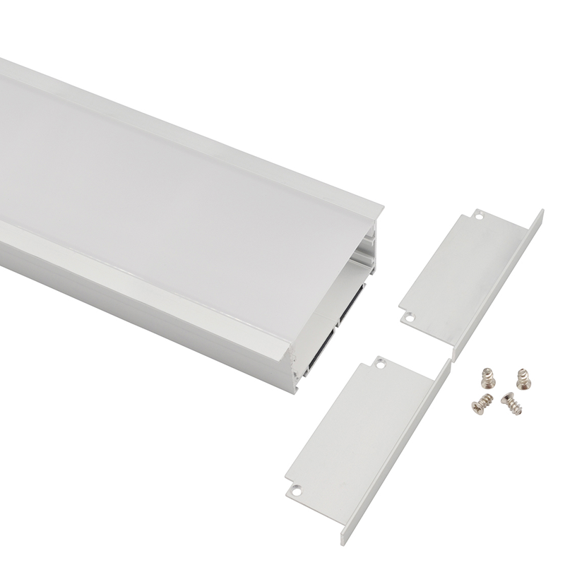 90x35mm Deep Recessed Aluminum Profile Housing For Flexible LED Strip Lights - LED Linear lights - ALU-LE9035 Series