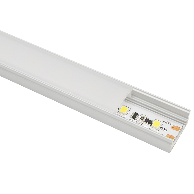 17x08mm Embedded /Surface-mounted /Pendant Aluminum Profile Housing For Flexible LED Strip Lights - ALU-LS1708 Series