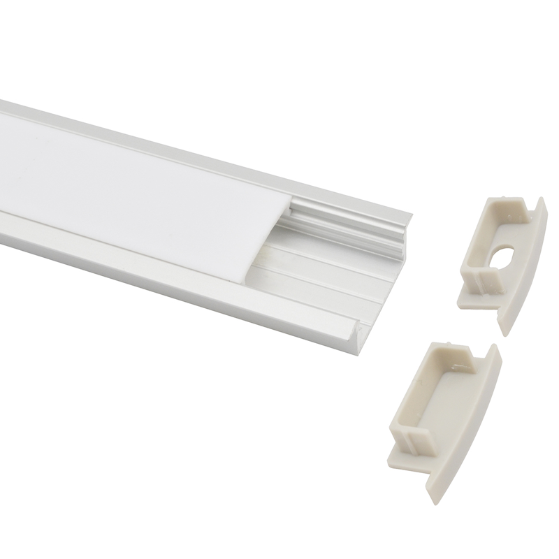 30x10mm Flush Mount Aluminum Profile Housing for Flexible LED Strip Lights - ALU-LS3010 Series