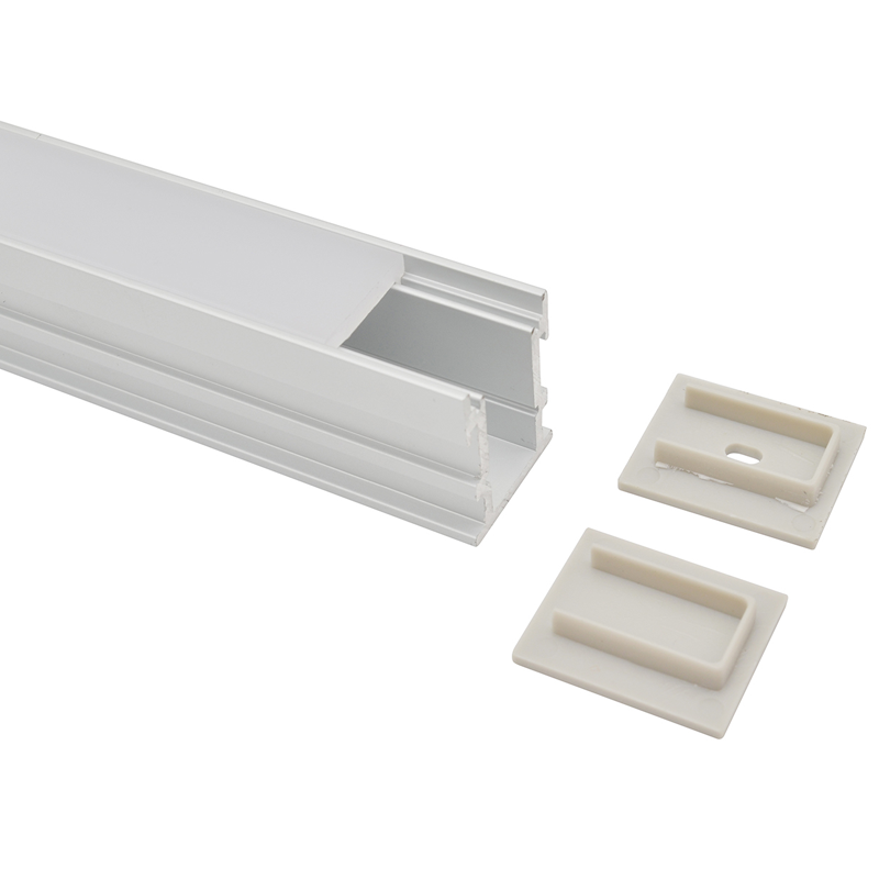 21x26mm Deep Recessed Extrusions Aluminum Profile Housing For Flexible LED Strip Lighting - AUL-LR2126 Series