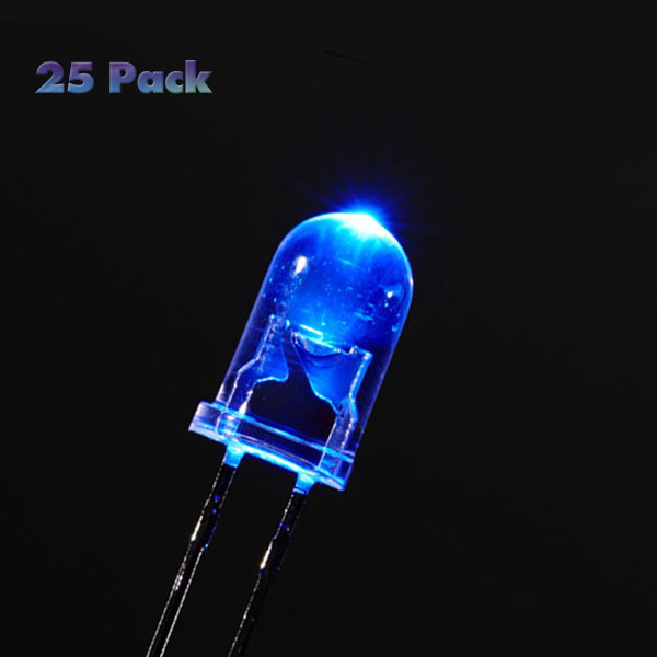 Super Bright Blue 5mm LED (25 pack)