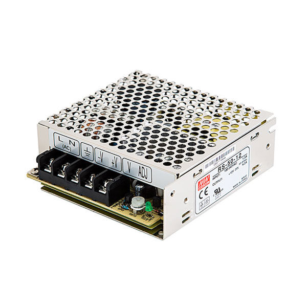 12V DC Switching Power Supply Mean Well - 50W Enclosed LED Power Supply