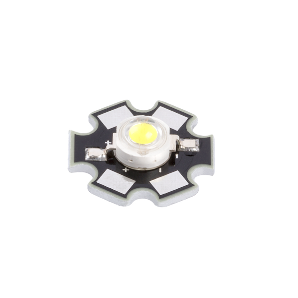 1 Watt Cool White LED - Heatsink Mounted