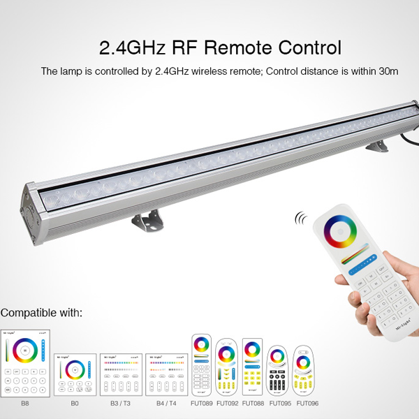 LED Landscape Lighting - 48 watt Linear RGB LED Wall Washer - AC86~265V